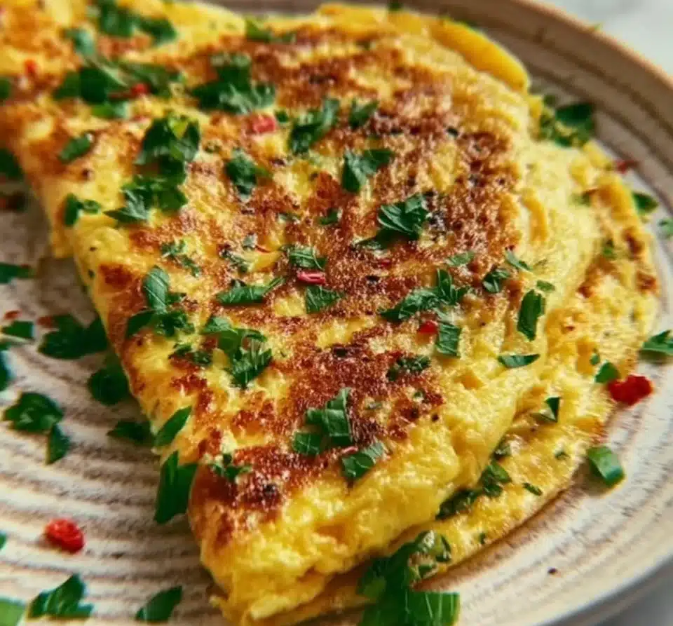 Healthy Vegan Chickpea Omelette