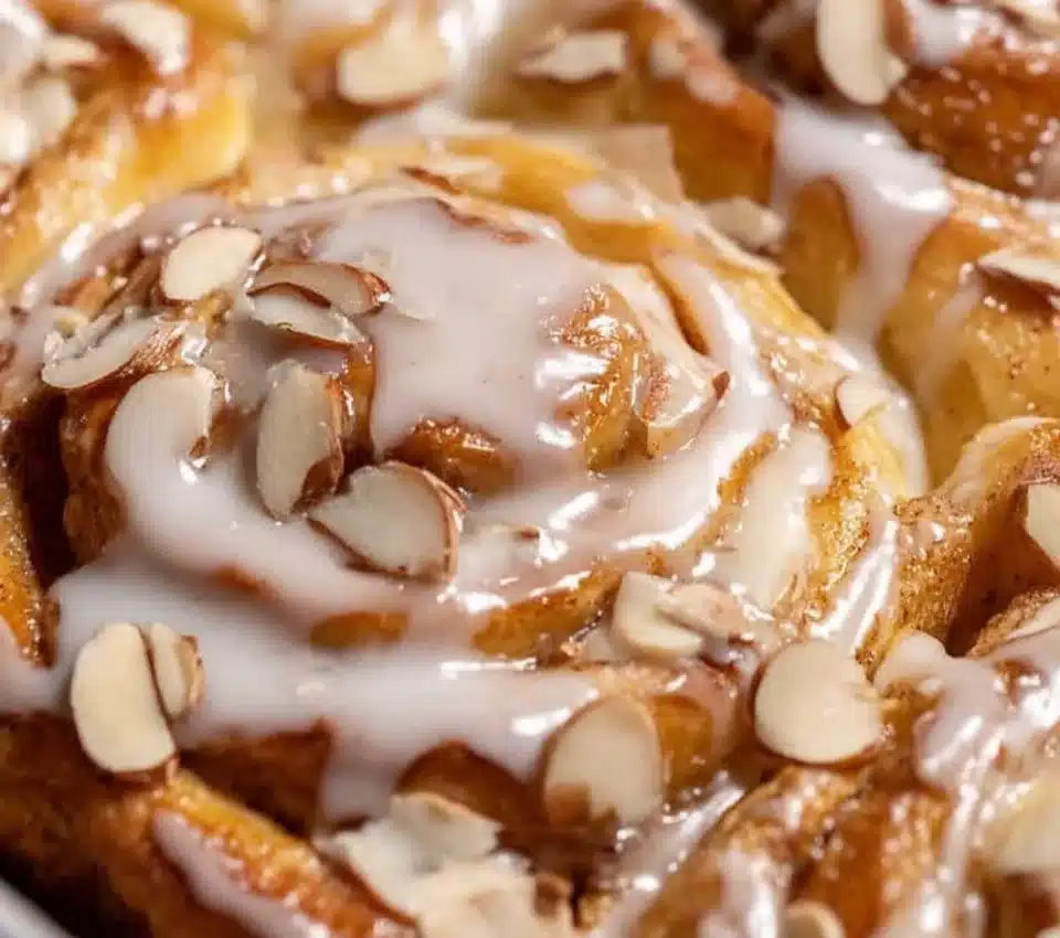 Almond Croissant Cinnamon Rolls