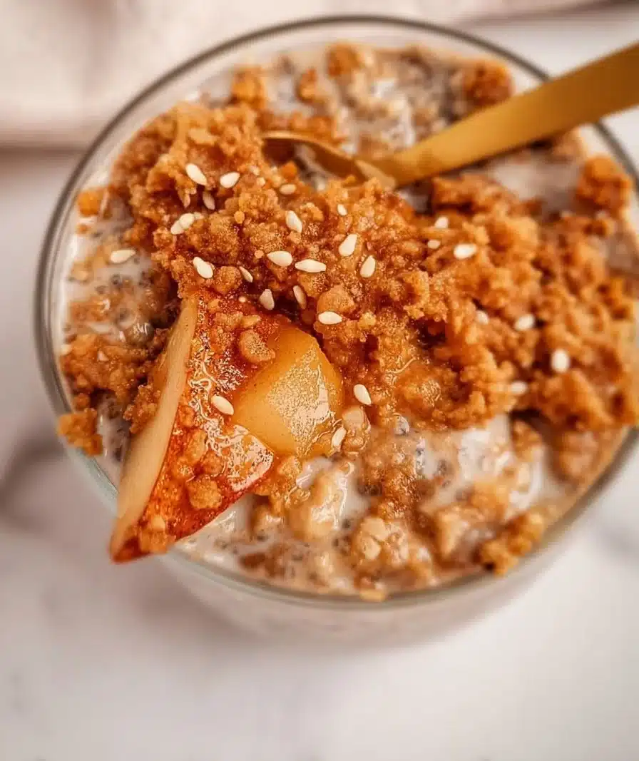 Apple Crumble Chia Pudding