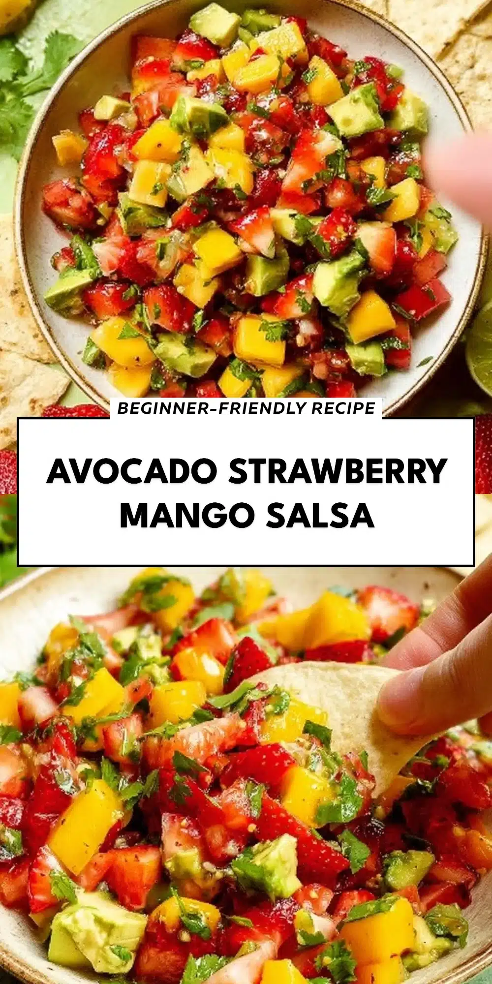 Avocado Strawberry Mango Salsa