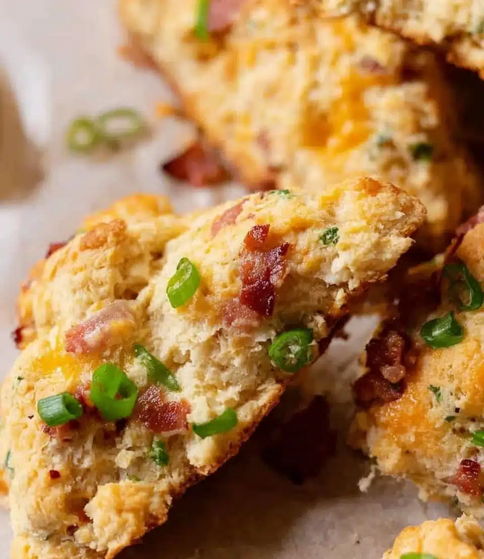 Bacon Cheddar Scallion Scones