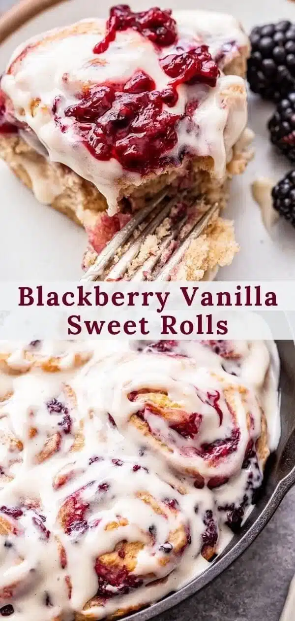 Blackberry Vanilla Rolls