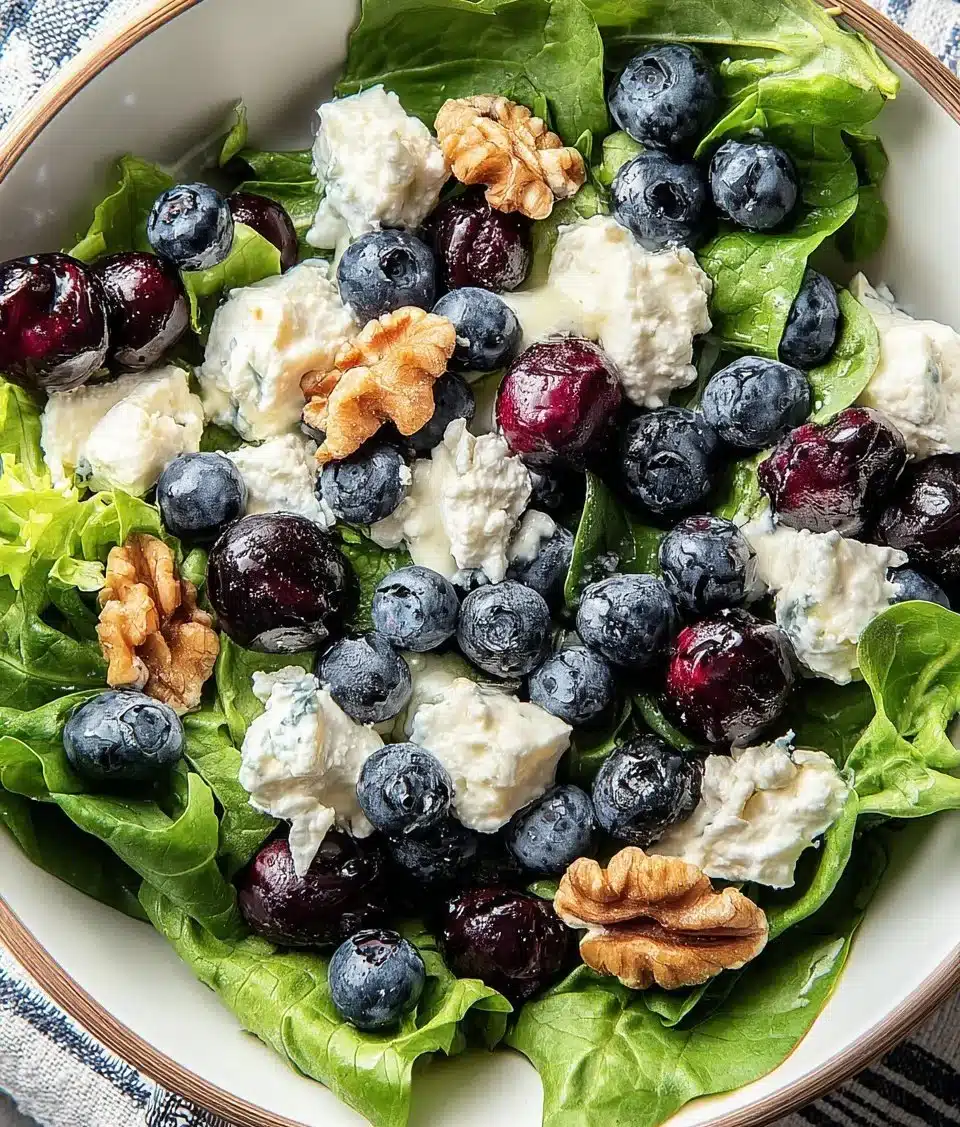 Blueberry Goat Cheese Salad
