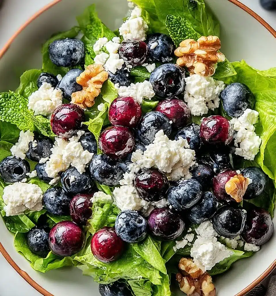 Blueberry Goat Cheese Salad