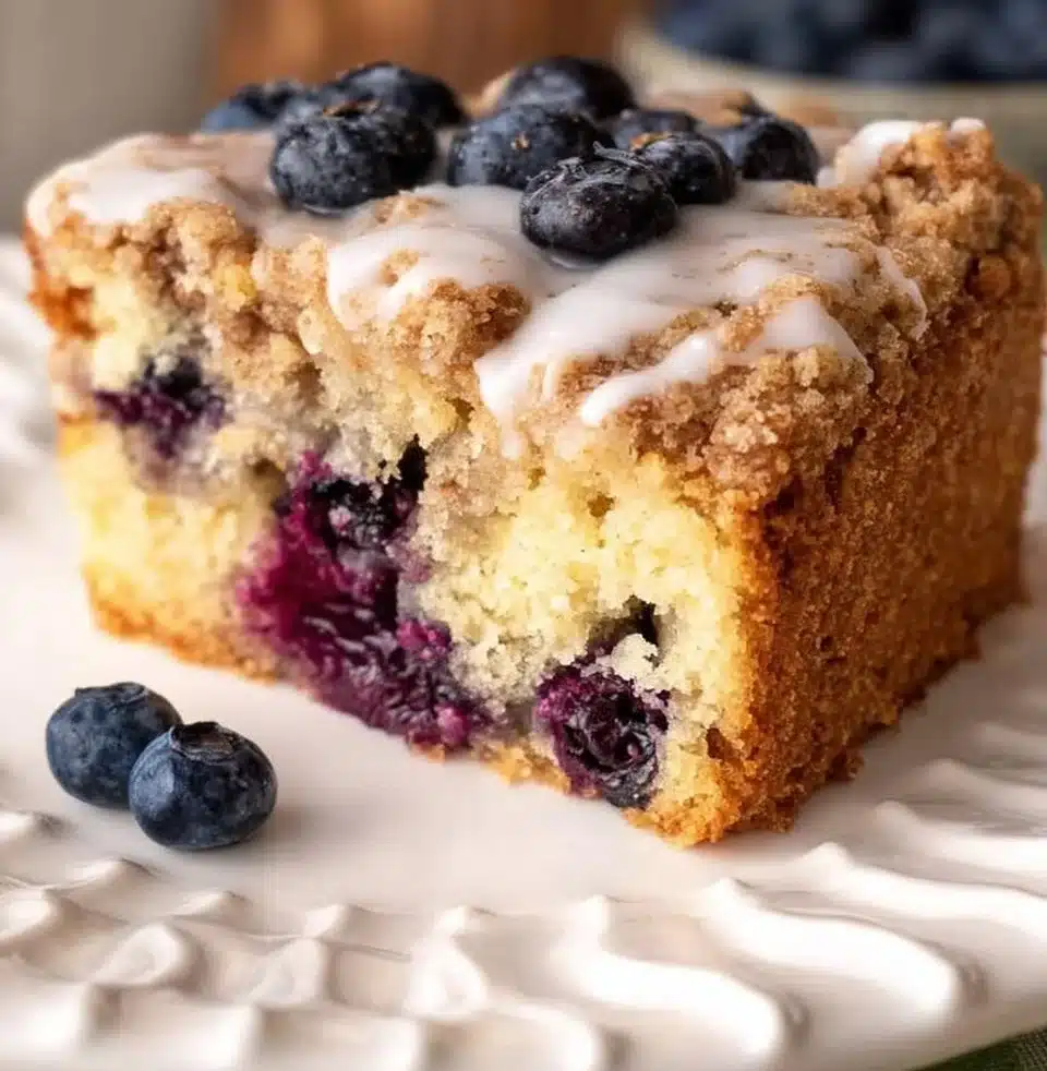 Blueberry Sour Cream Coffee Cake