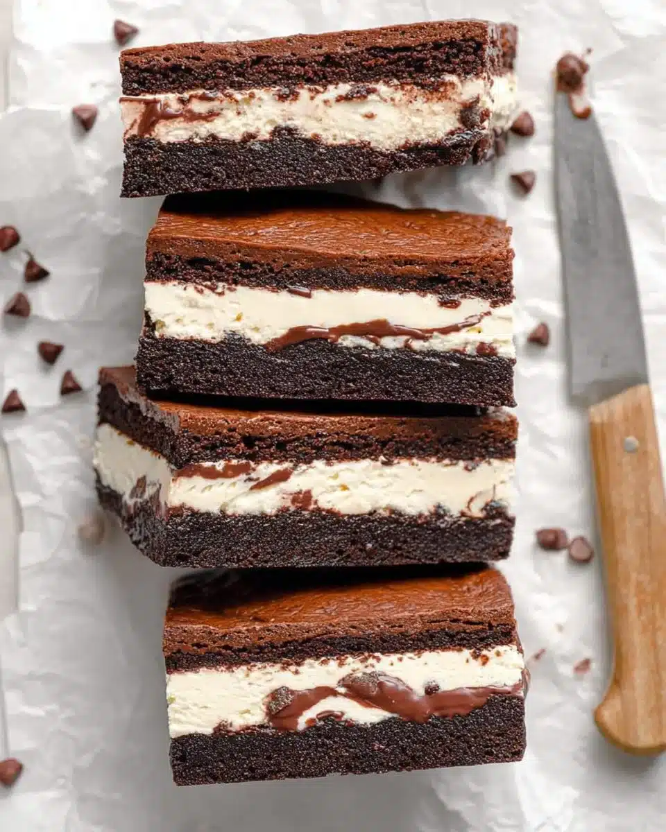Brownie Ice Cream Sandwiches
