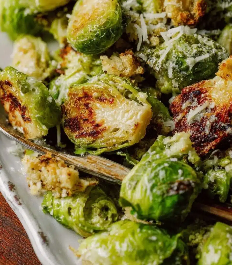 Brussels Sprouts Caesar Salad