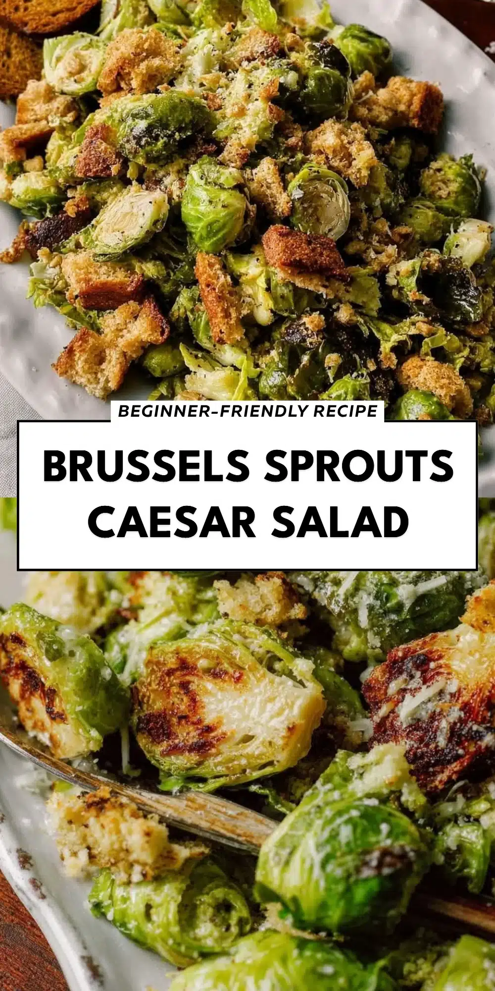 Brussels Sprouts Caesar Salad