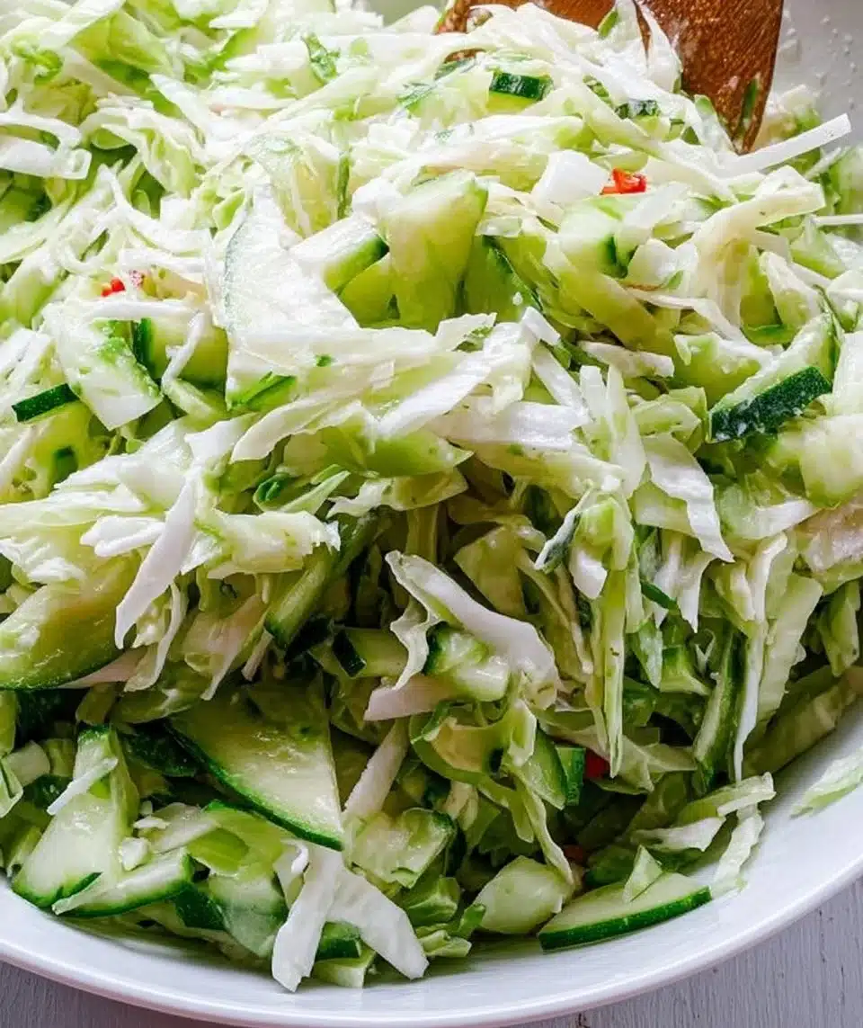 Cabbage and Cucumber Salad