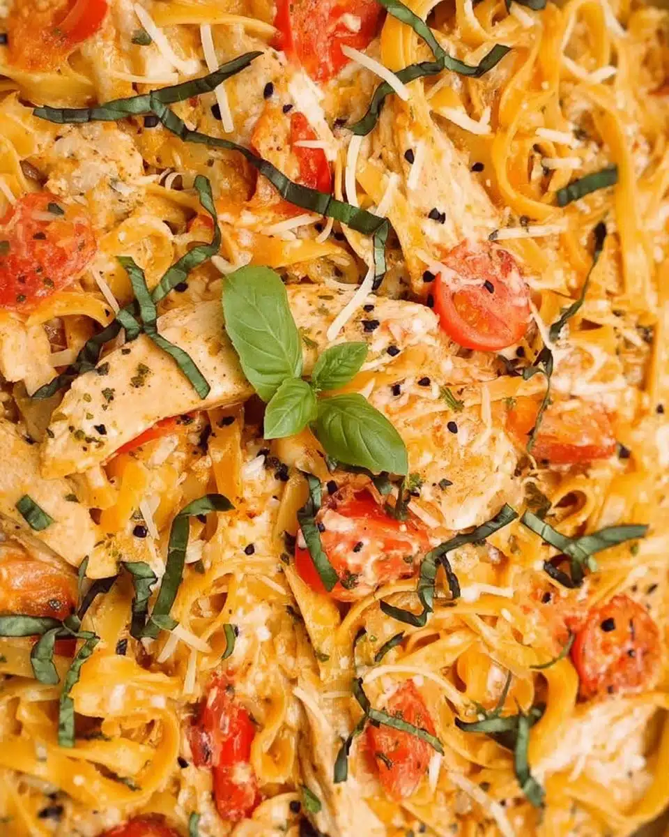 Chicken Margherita Pasta With Ricotta