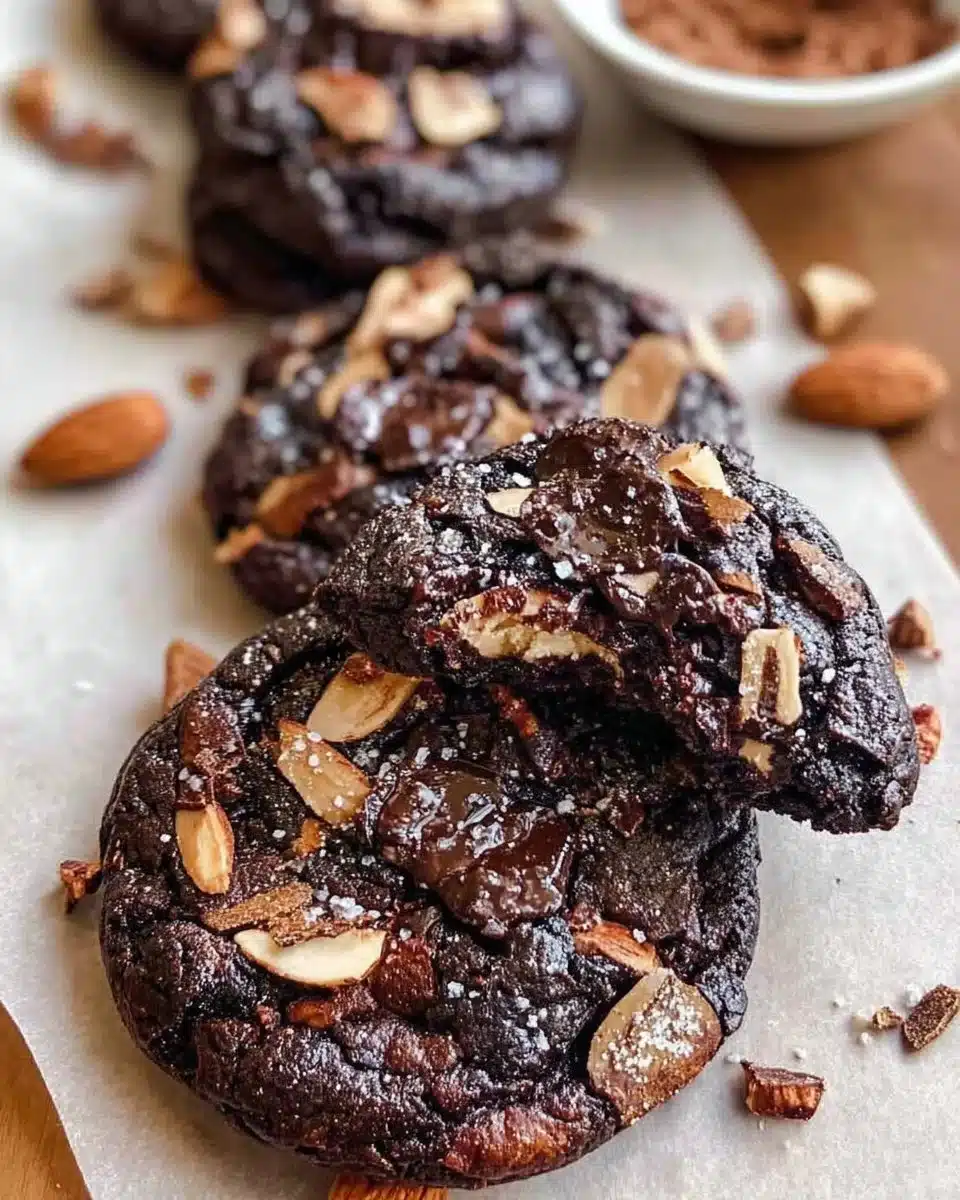 Chocolate Almond Cookies
