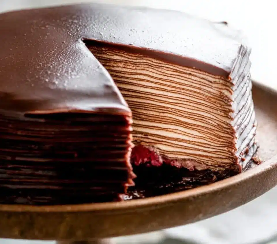 Chocolate Crepe Cake