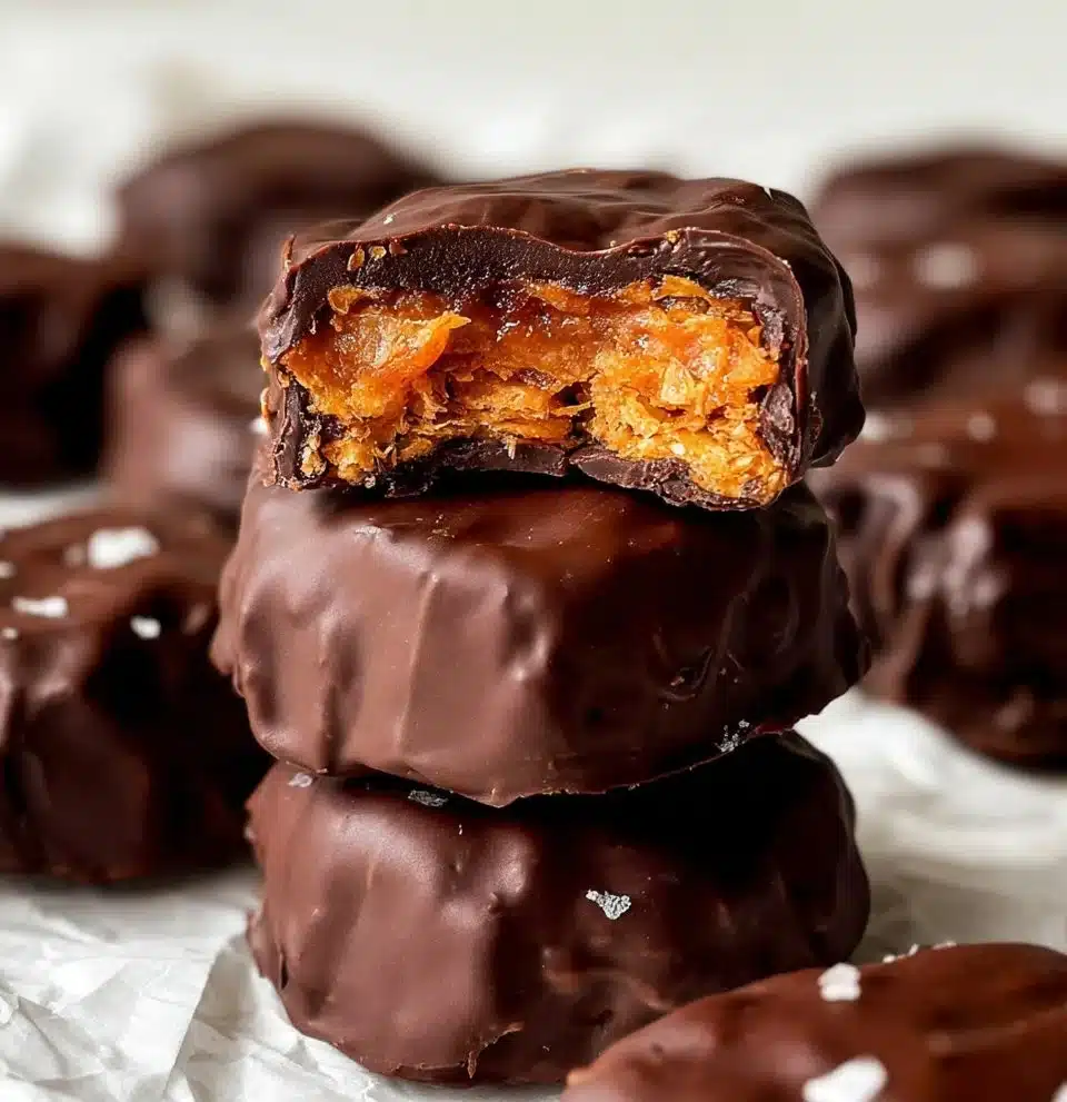 Chocolate Peanut Butter Cornflake Bites