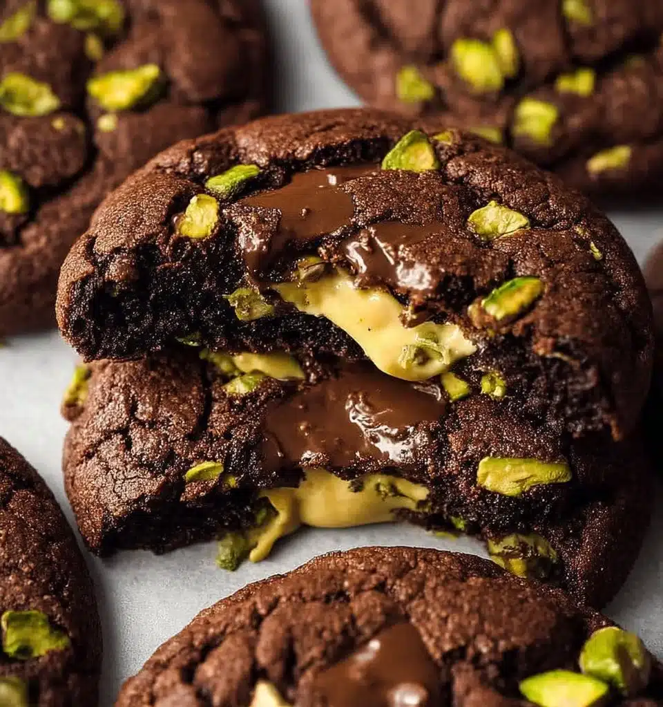 Chocolate Pistachio Cookies