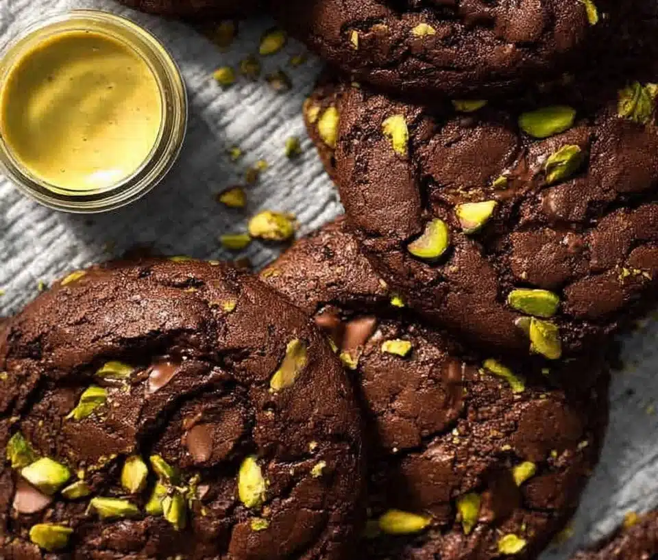 Chocolate Pistachio Cookies
