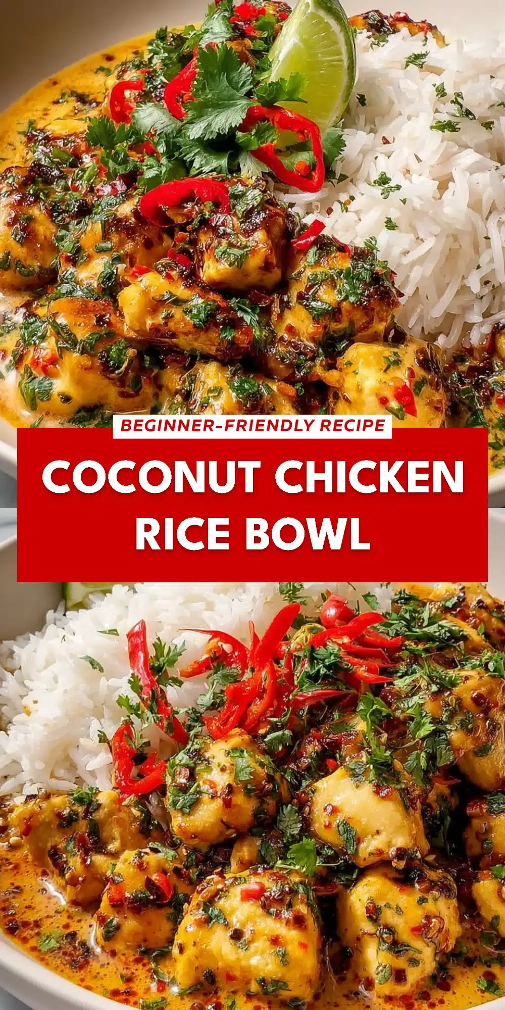 Coconut Chicken Rice Bowl
