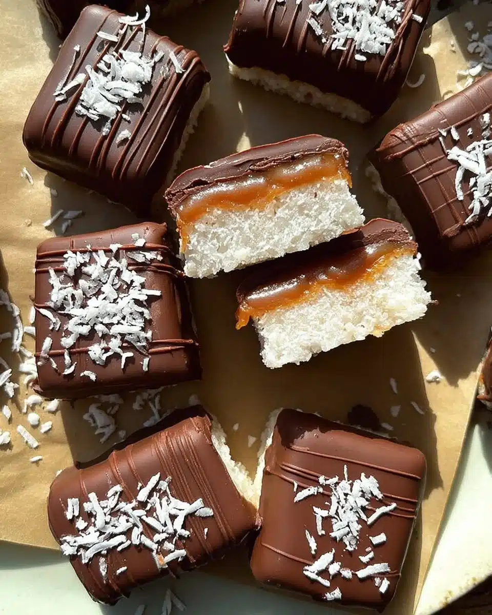 Date Caramel Coconut Bars