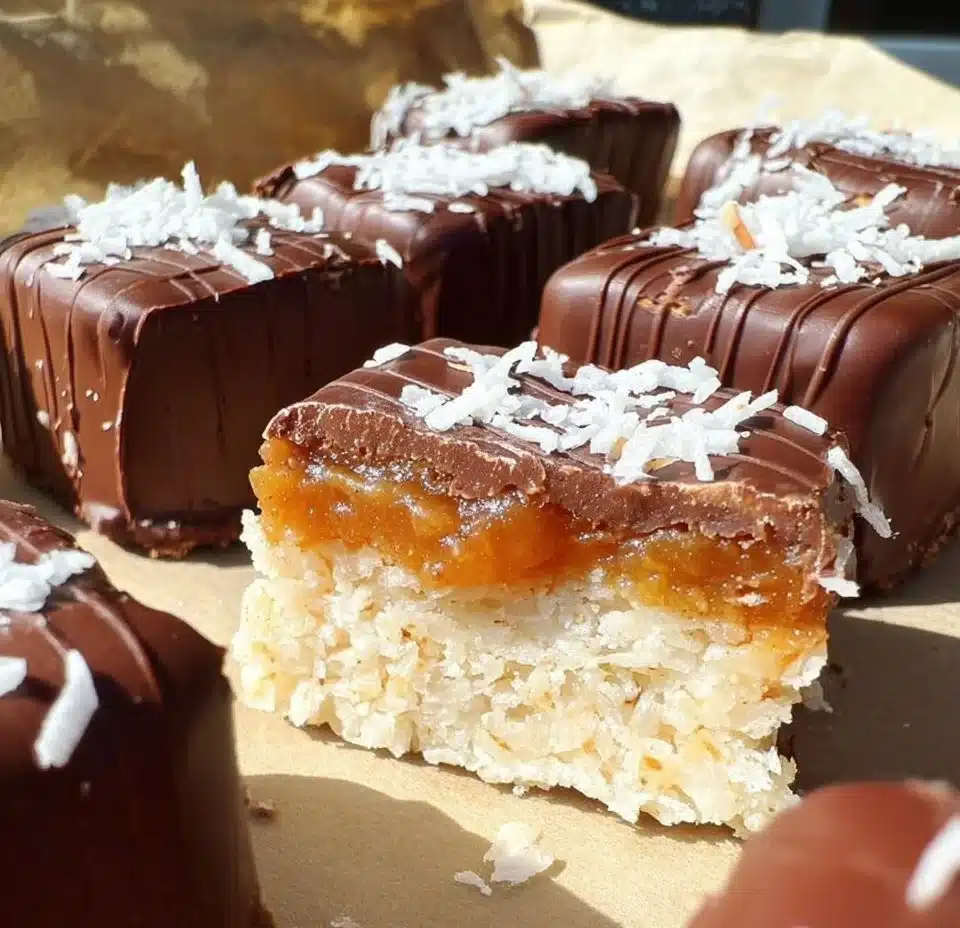 Date Caramel Coconut Bars