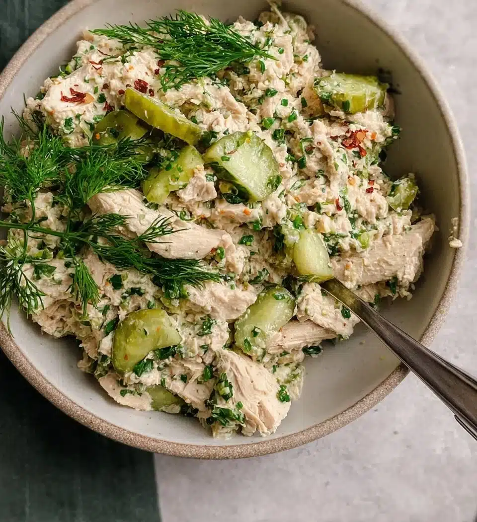 Dill Pickle Chicken Salad