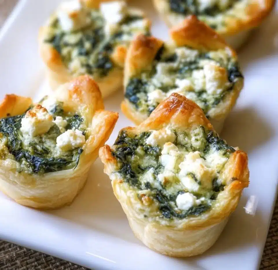 Feta and Spinach Tartlets