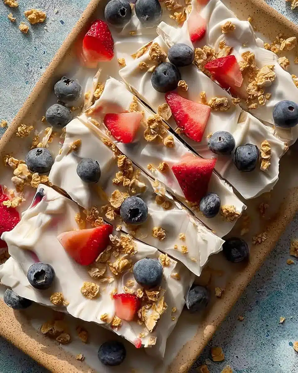 Frozen Yogurt Bark