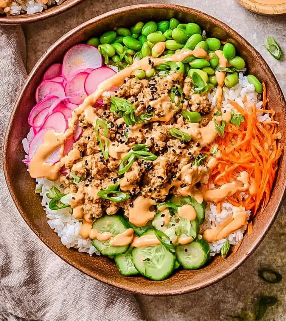 Ground Turkey Rice Bowls