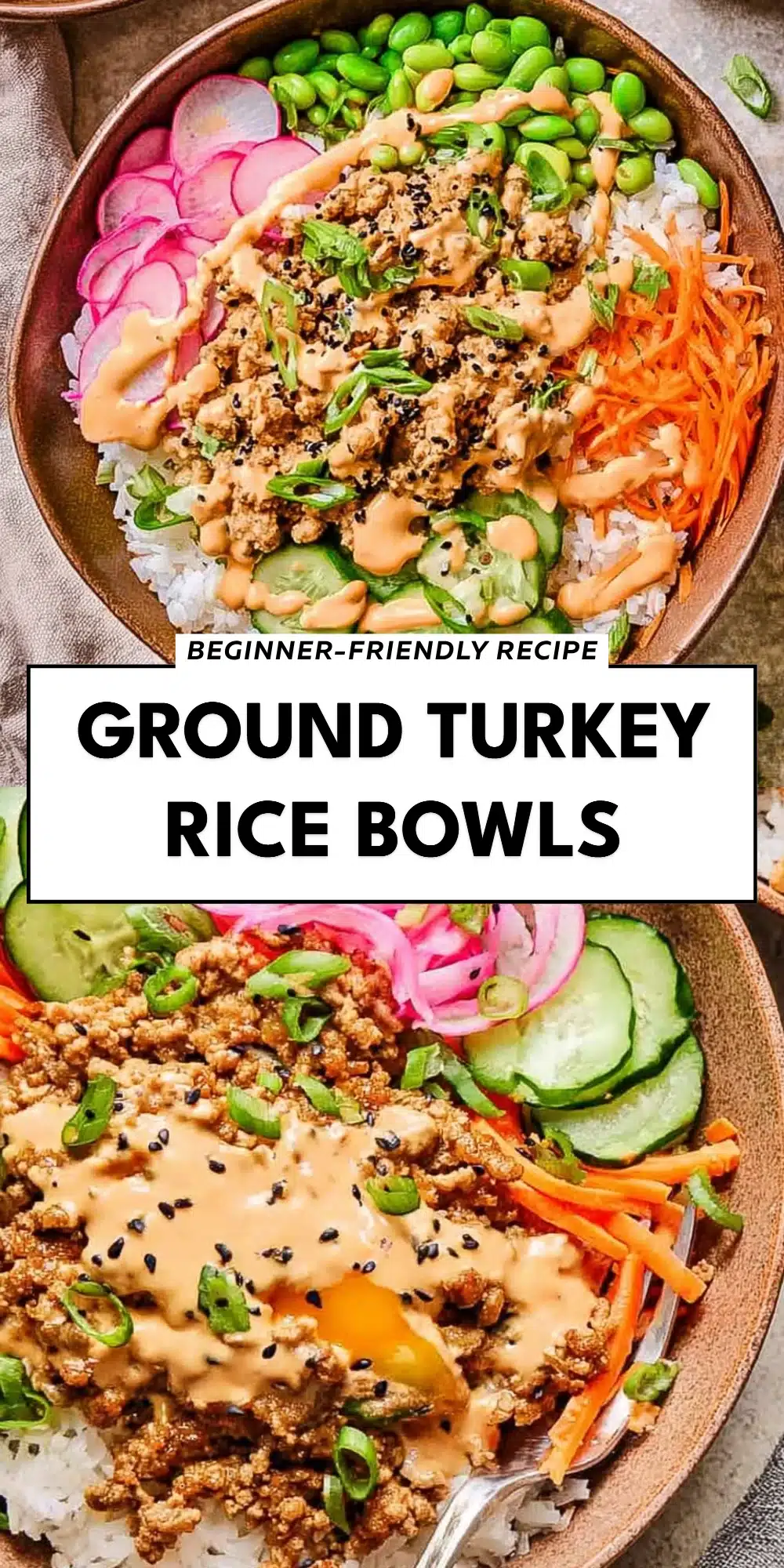 Ground Turkey Rice Bowls