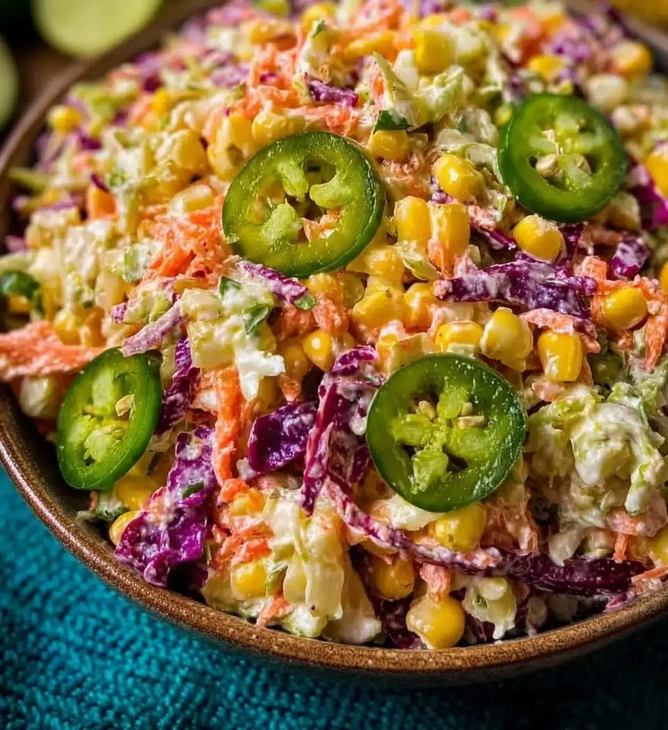 Jalapeno Corn Coleslaw