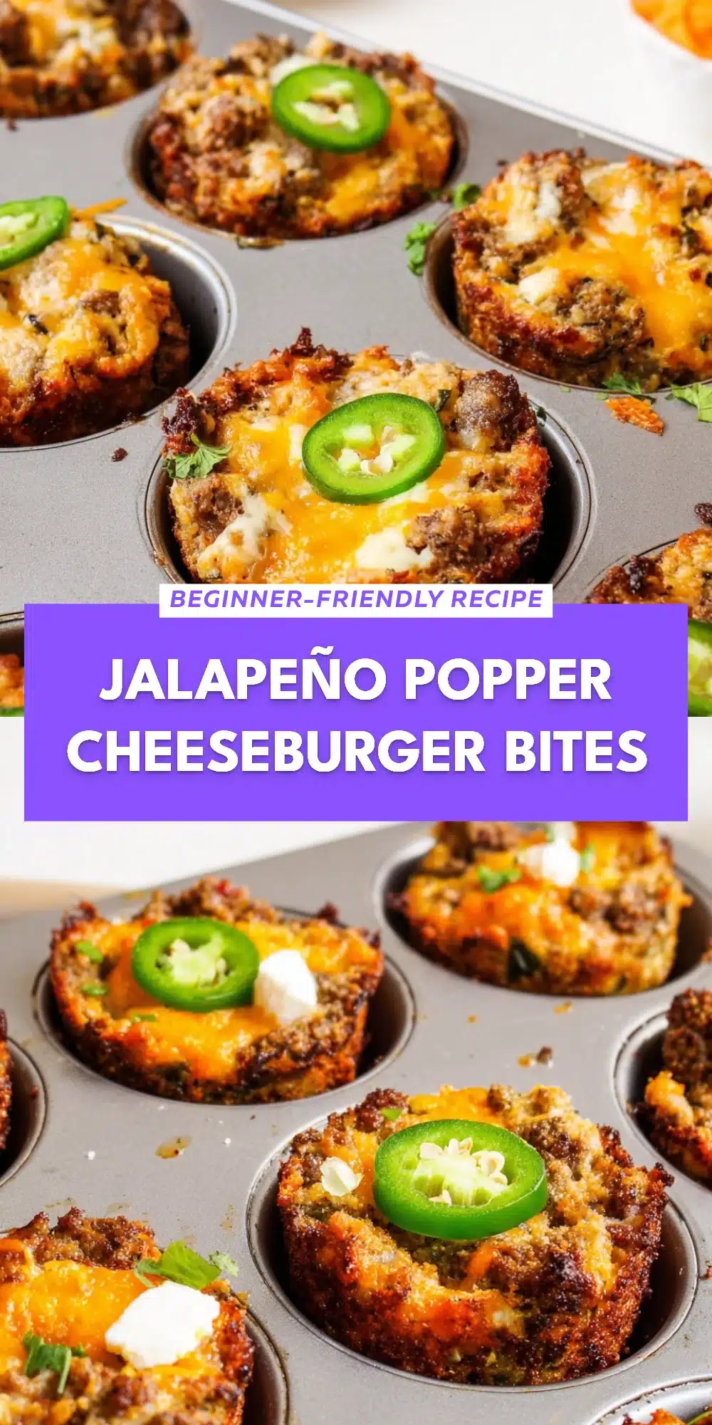 Jalapeño Popper Cheeseburger Bites