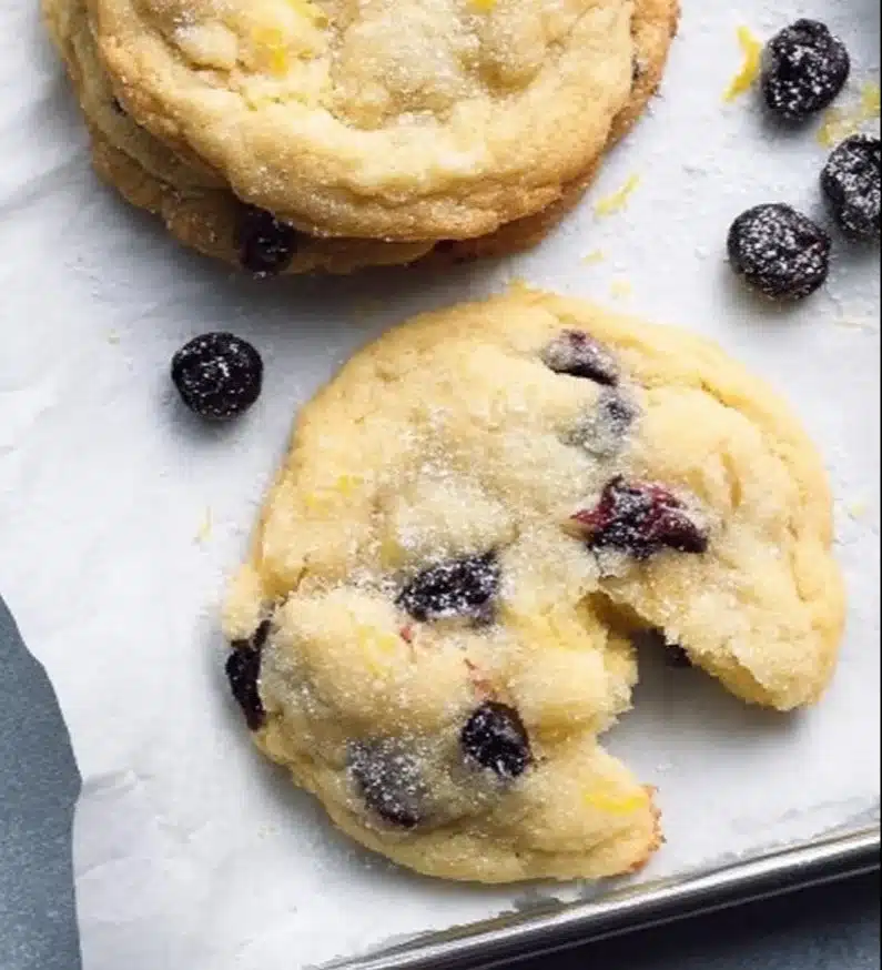 Lemon Blueberry Cookies