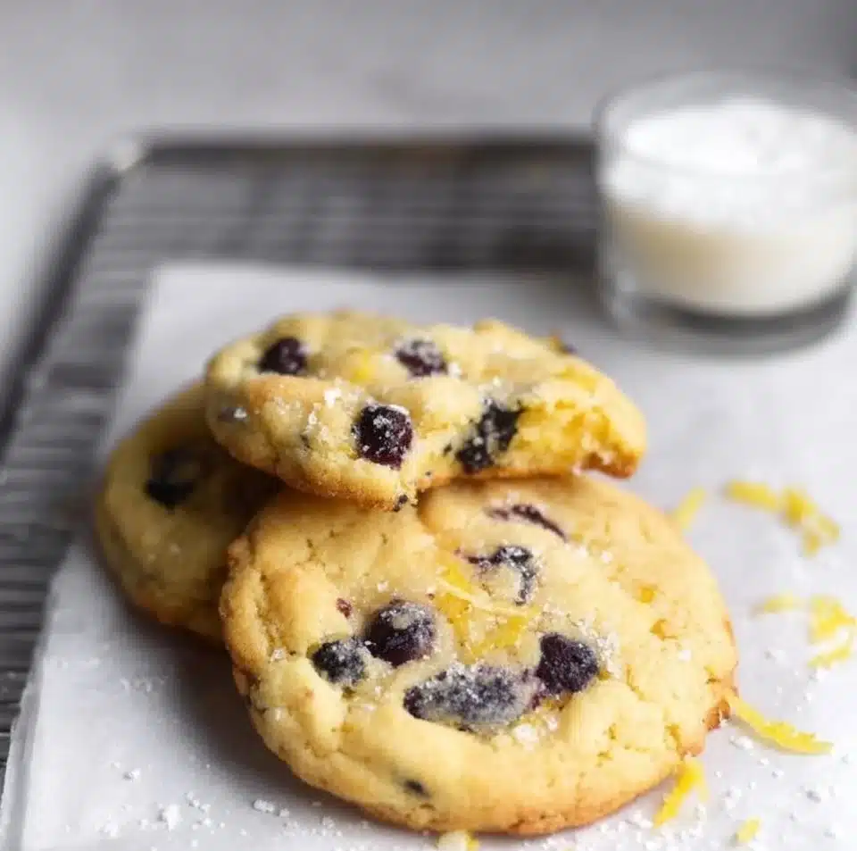 Lemon Blueberry Cookies