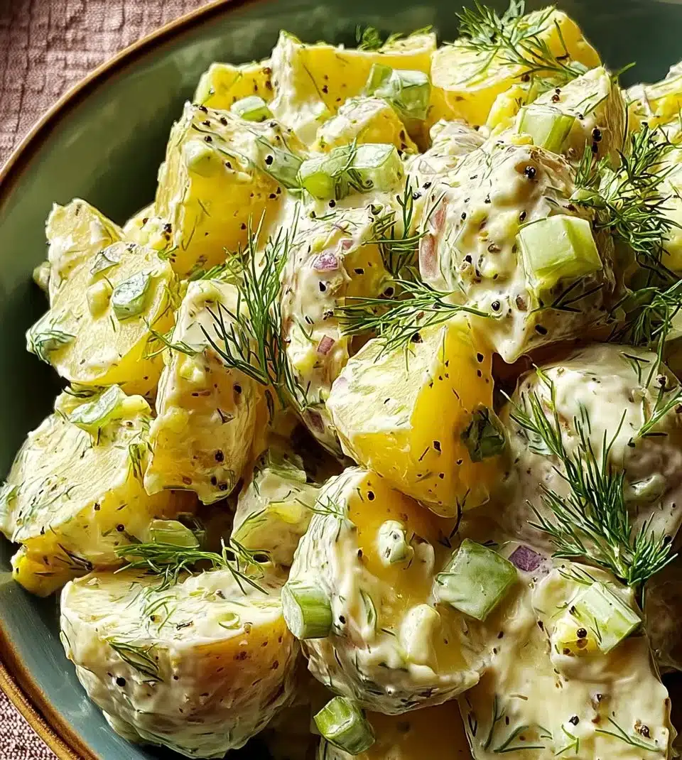 Lemon Dill Pickle Potato Salad
