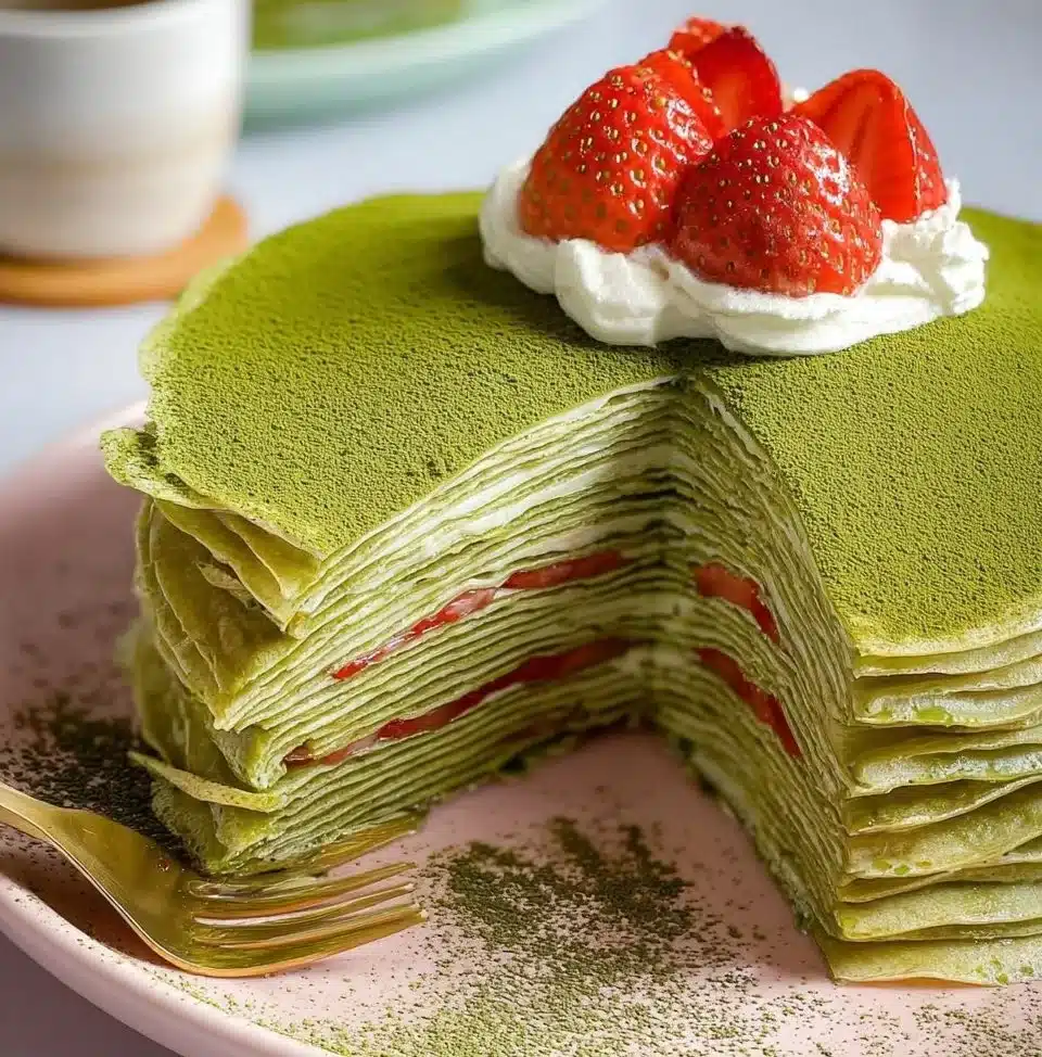 Matcha Crepe Cake