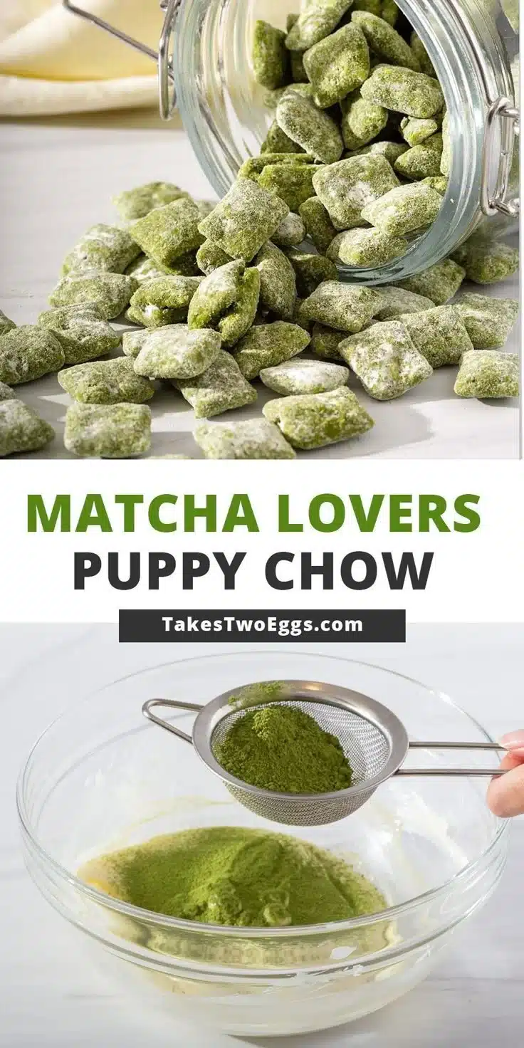 Matcha Puppy Chow