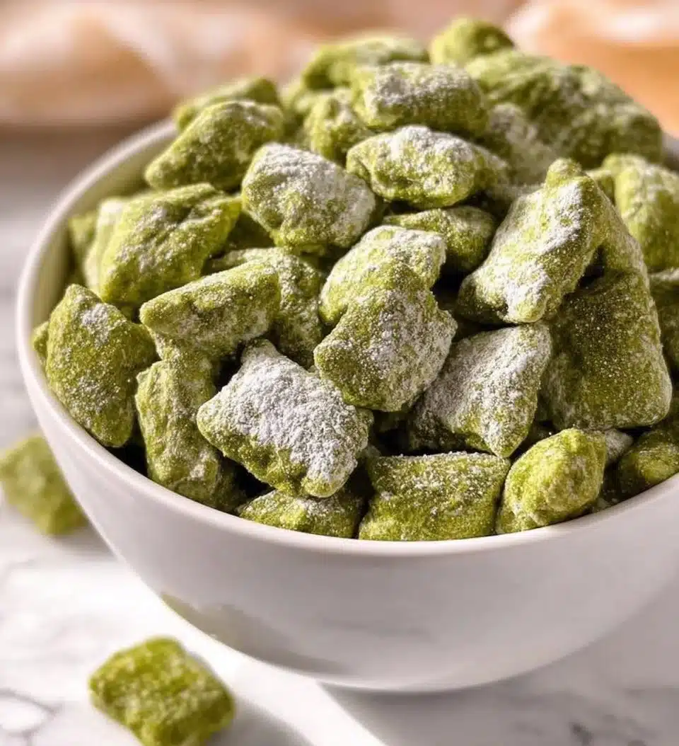 Matcha Puppy Chow