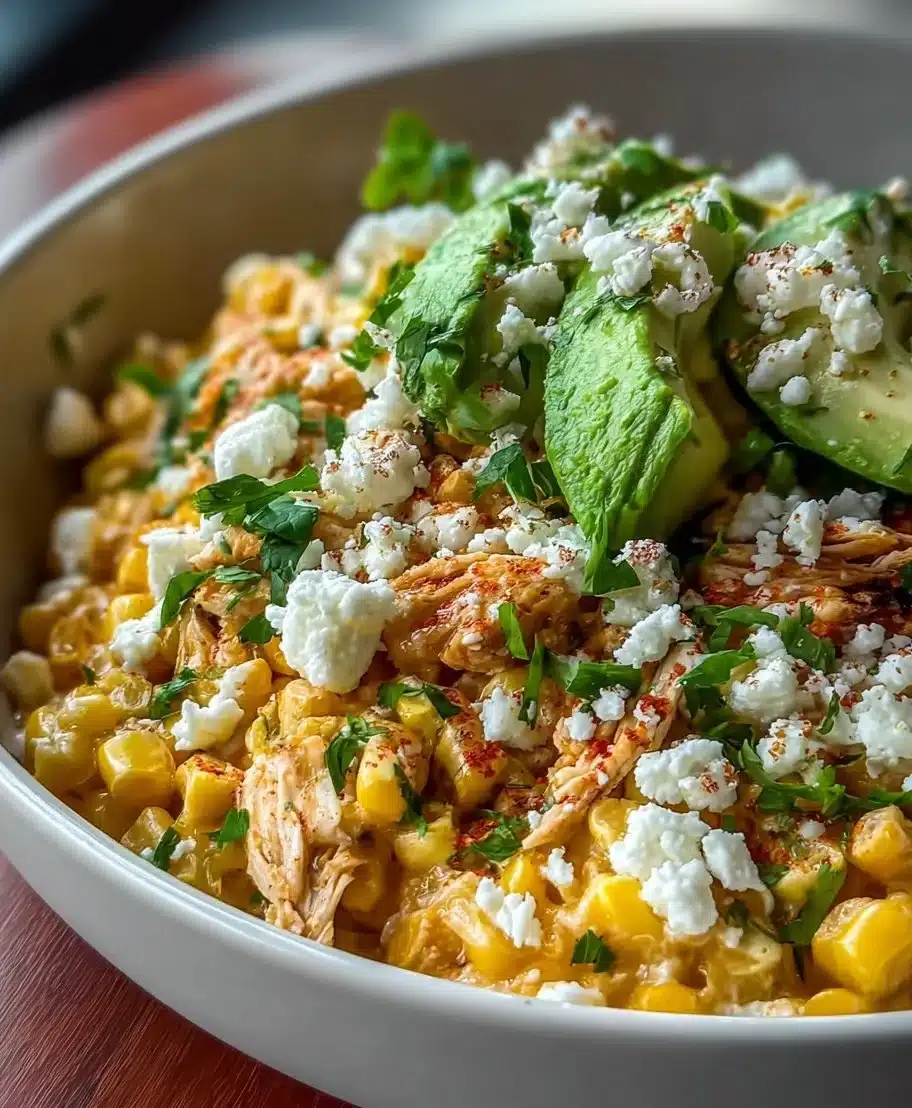 Mexican Street Corn Chicken Bowls