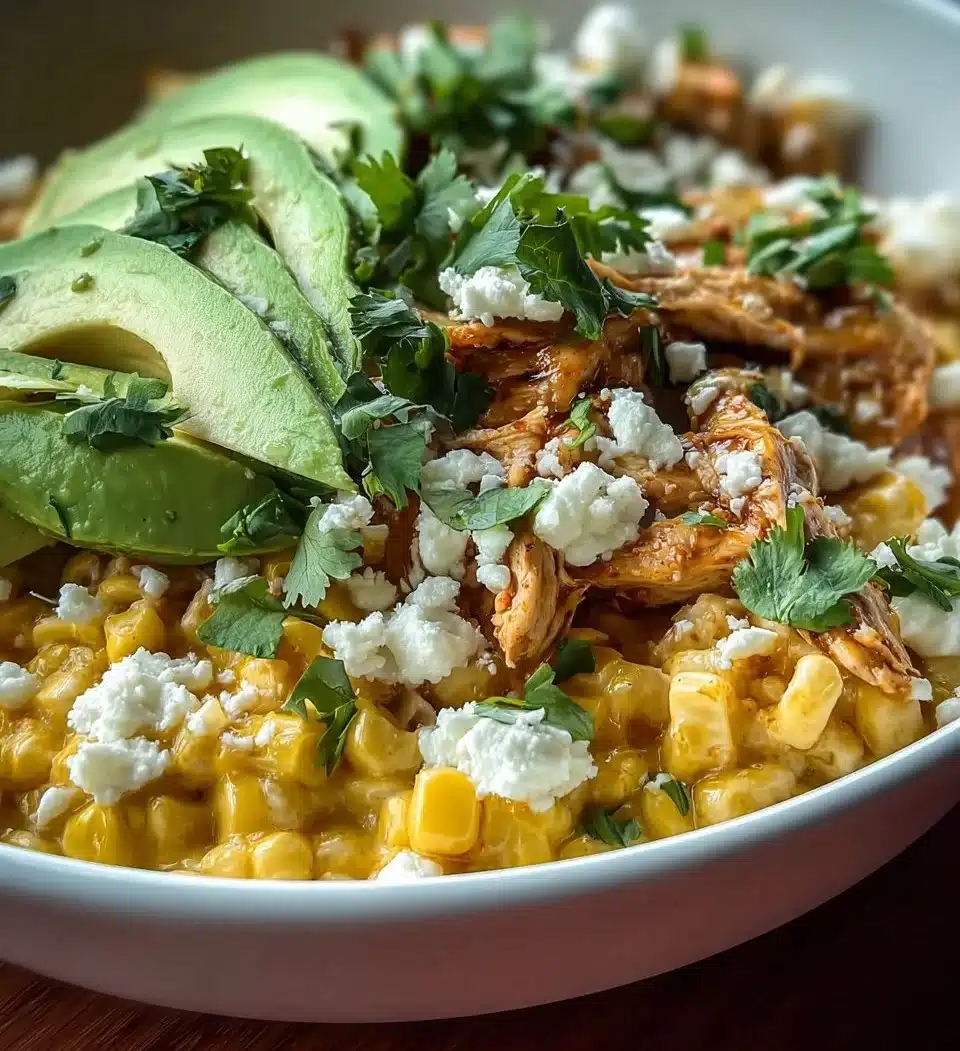Mexican Street Corn Chicken Bowls