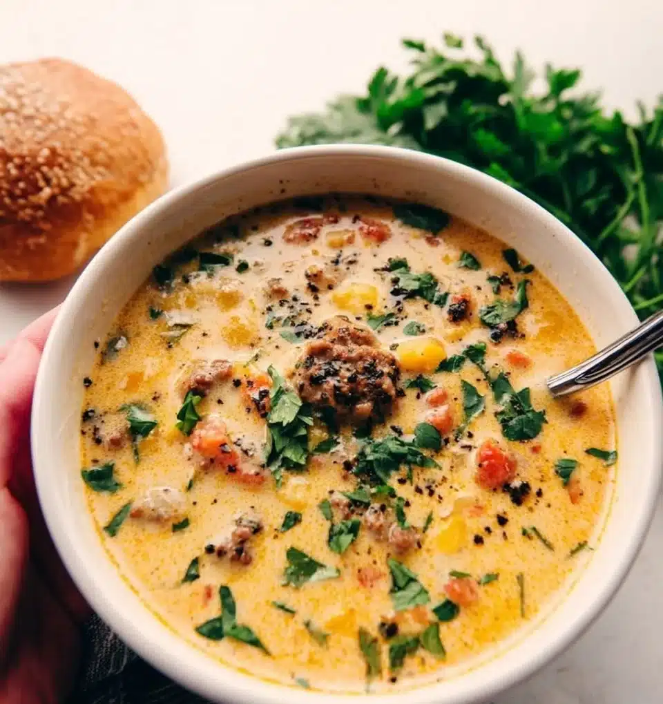 Parmesan Italian Sausage Soup