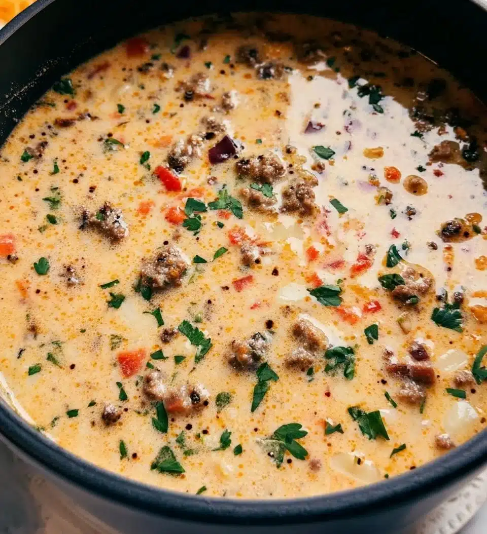 Parmesan Italian Sausage Soup