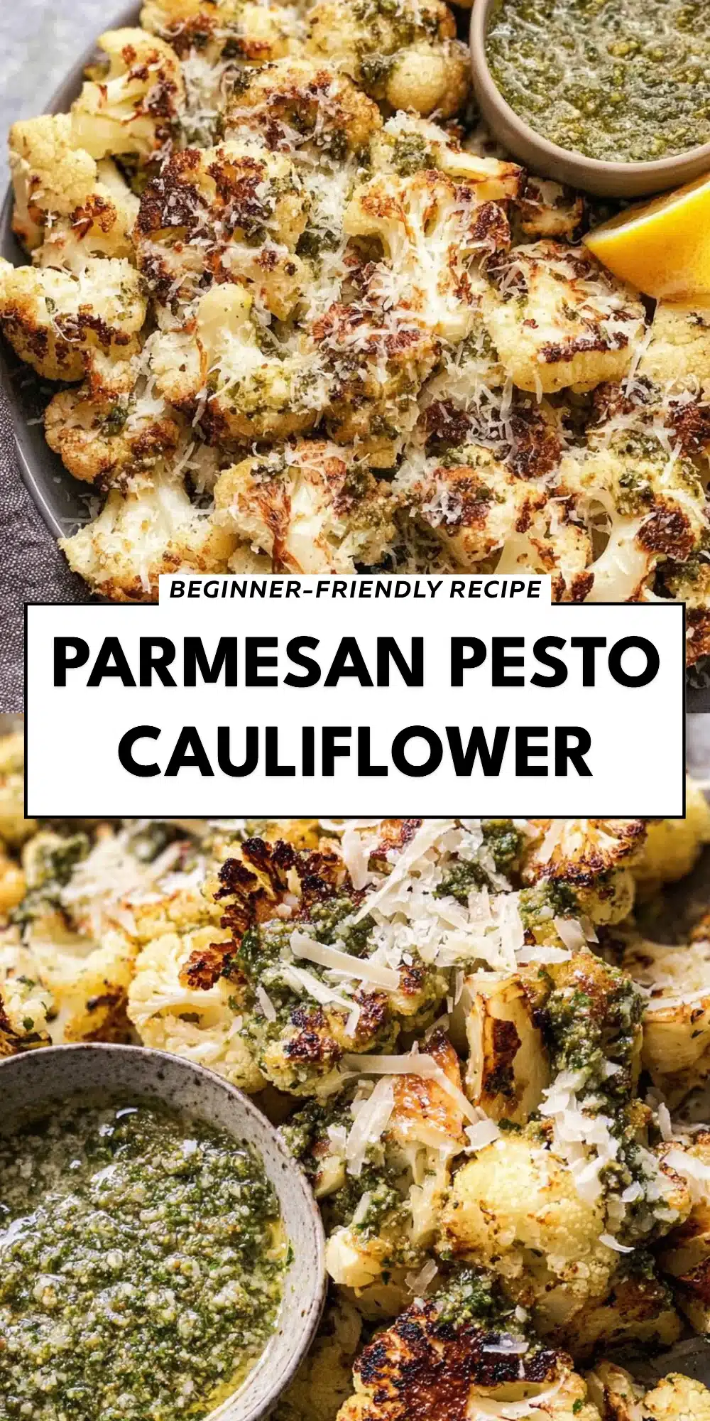 Parmesan Pesto Cauliflower