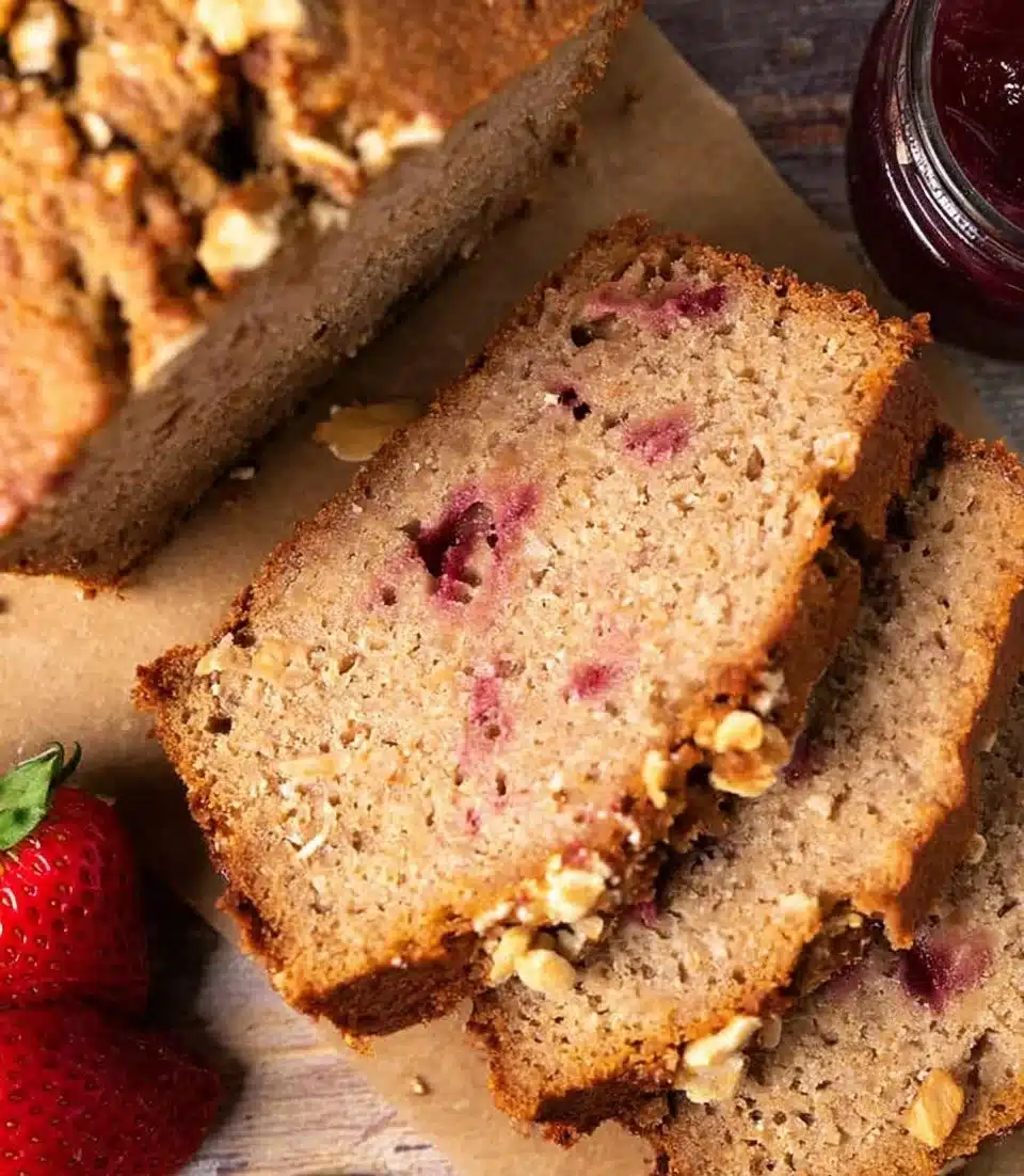 Delicious Peanut Butter and Jelly Bread sliced and ready to enjoy