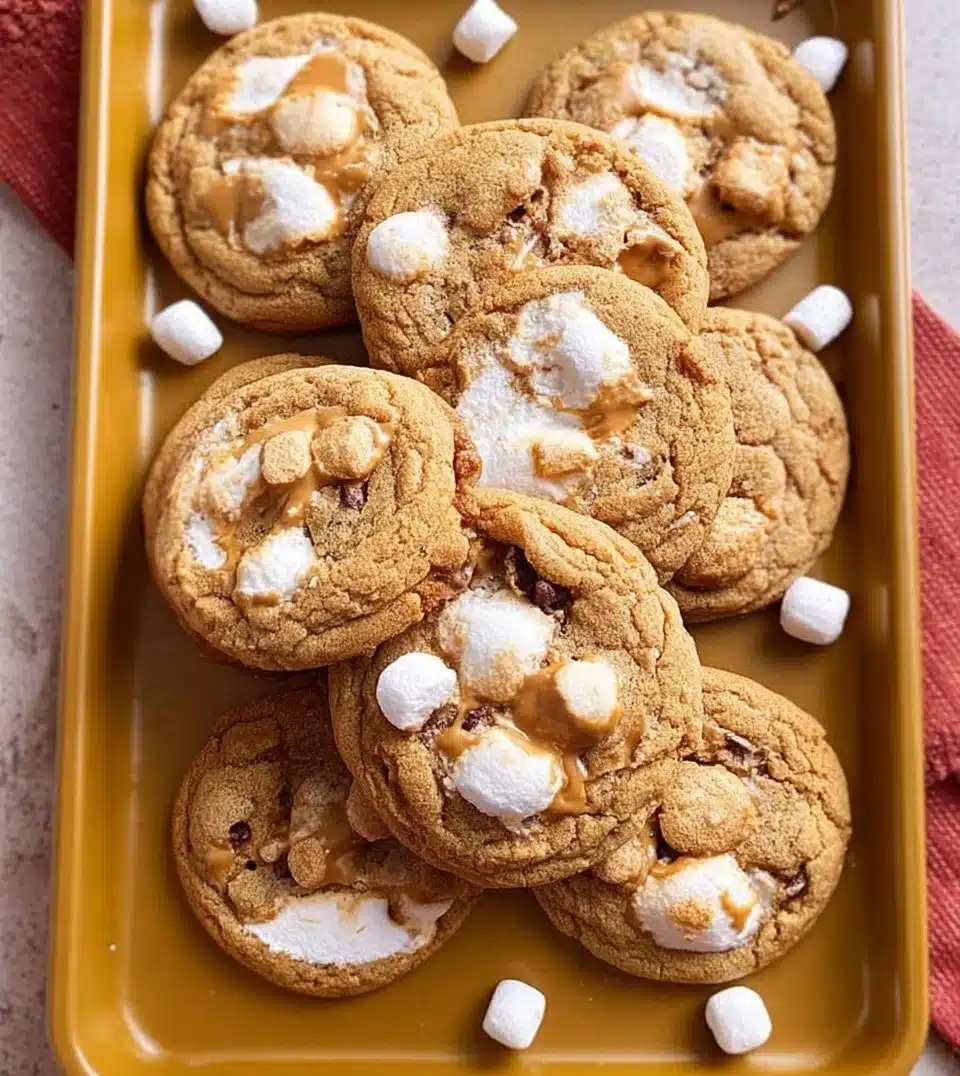 Peanut Butter Marshmallow Cookies