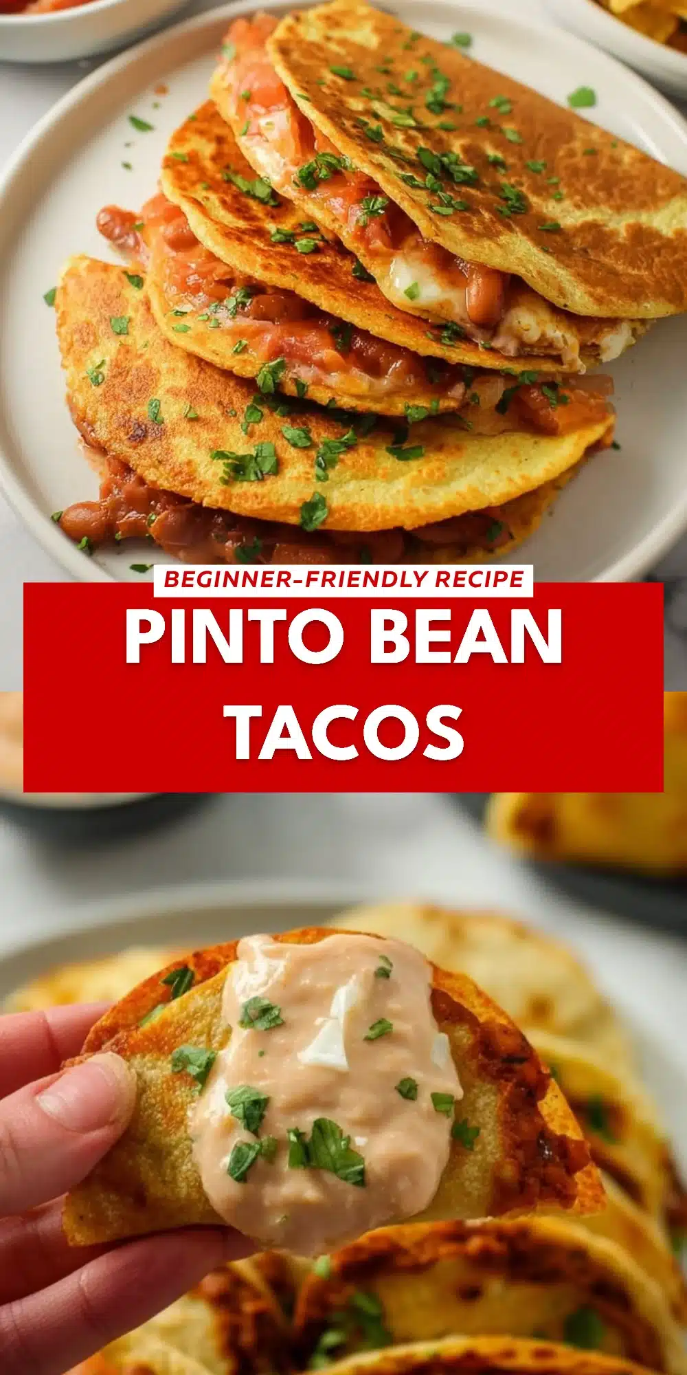 Pinto Bean Tacos