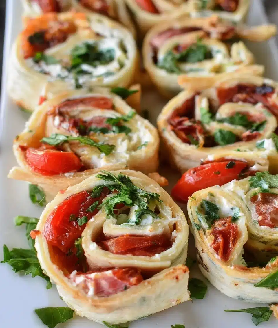Delicious homemade pinwheels recipe with colorful fillings