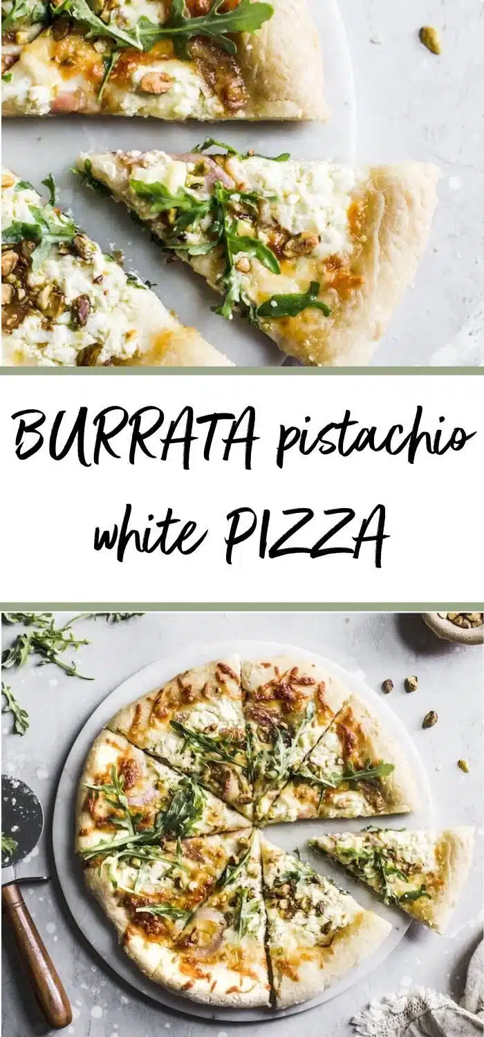 Pistachio White Pizza