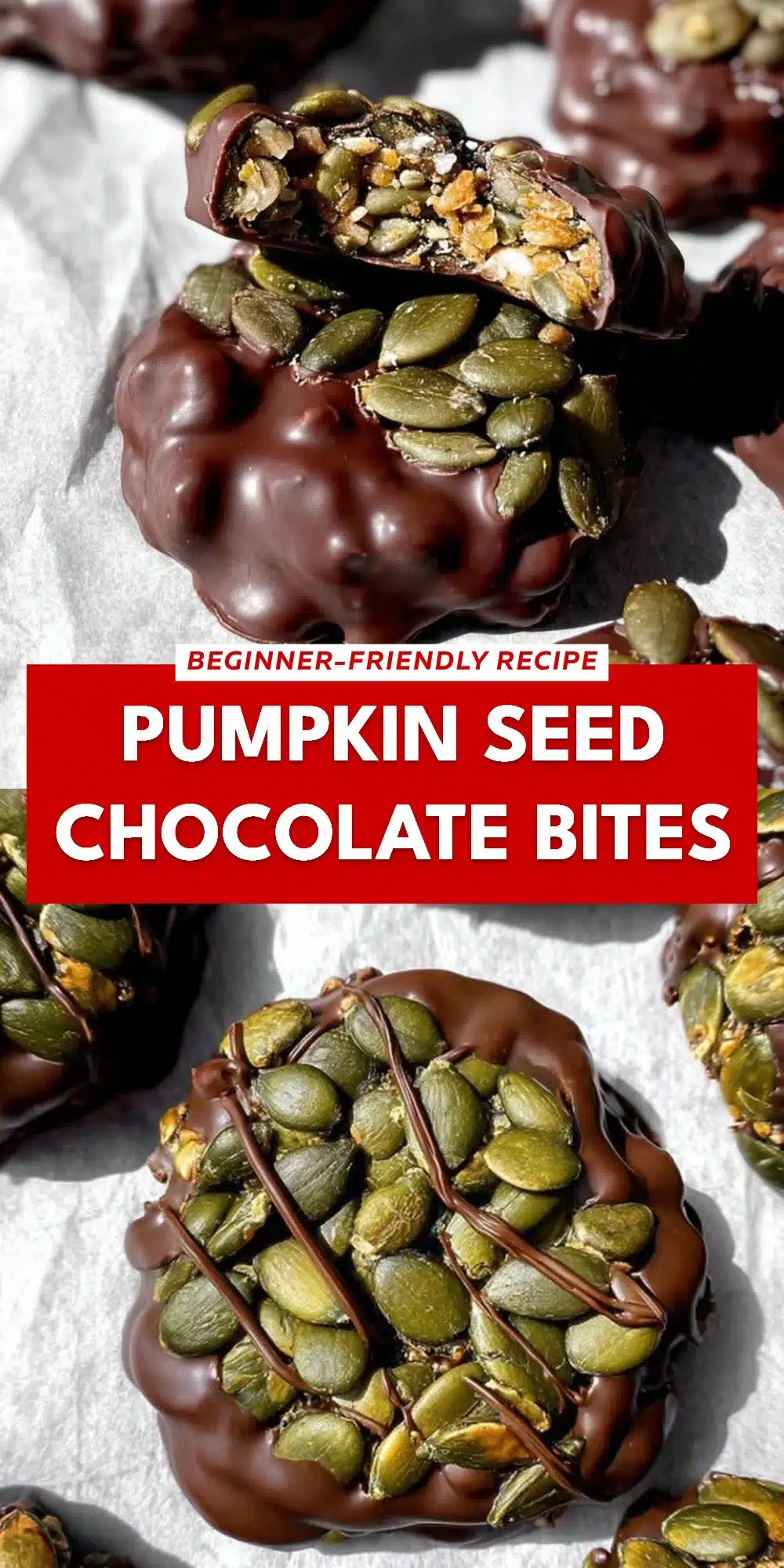 Pumpkin Seed Chocolate Bites