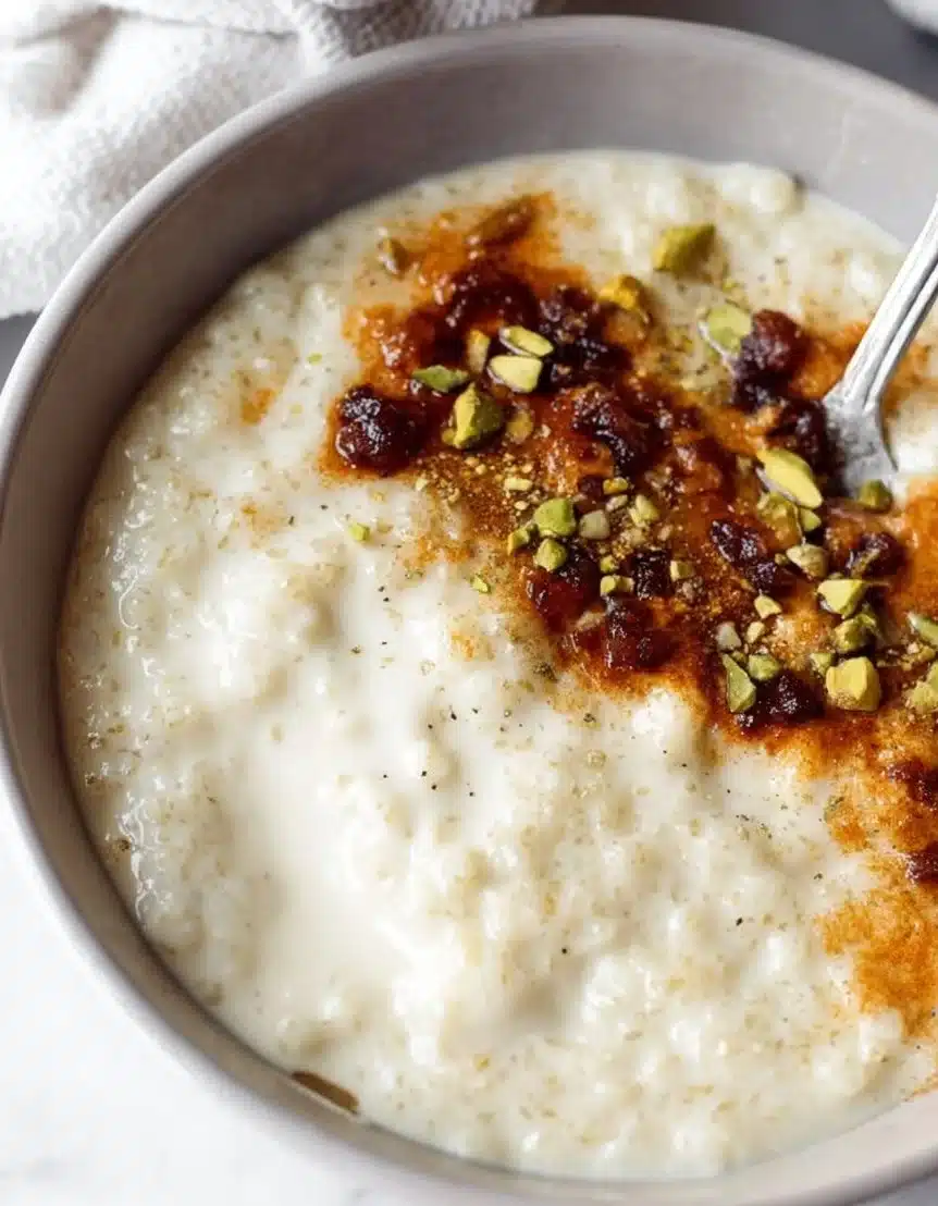 Rice Pudding With Cardamom And Vanilla