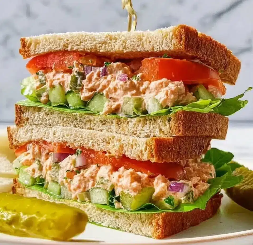 Salmon Salad Sandwich