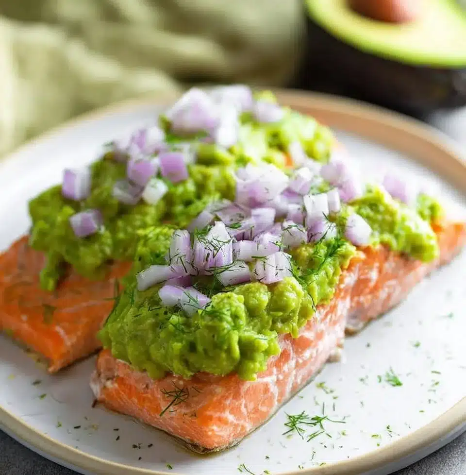 Salmon With Avocado Mash