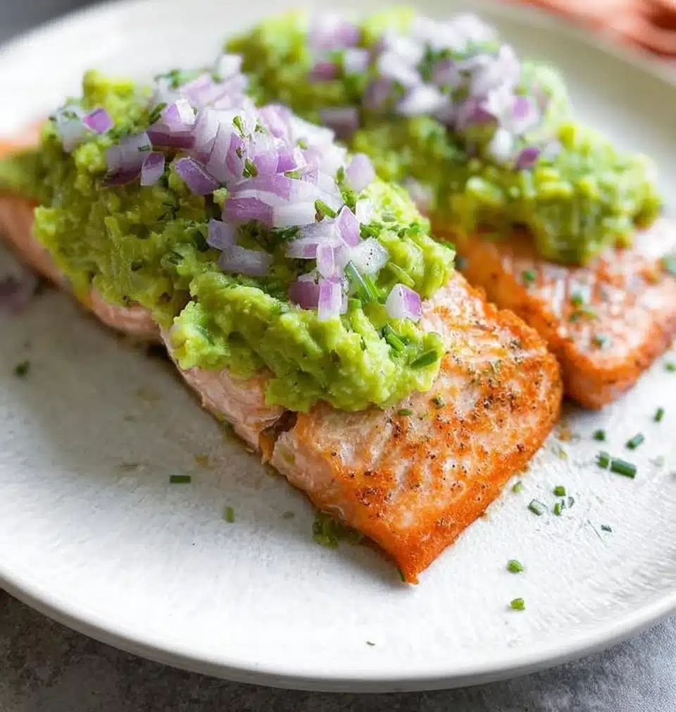 Salmon With Avocado Mash